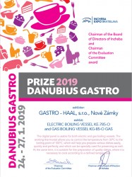 PRIZE 2019 DANUBIUS GASTRO
